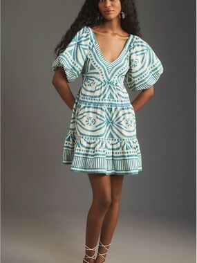 Omika XS Boho Mini Dress – Anthropologie Style